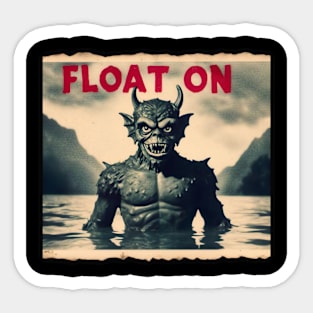 Float On Sticker